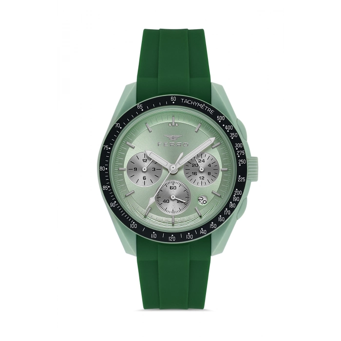 FM11401D Silikon Kordonlu Erkek Kol Saati