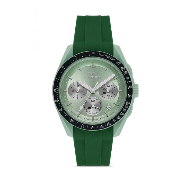 FM11401D Silikon Kordonlu Erkek Kol Saati