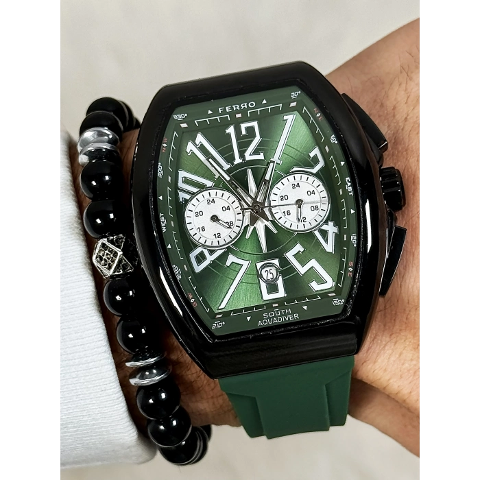 FM11444D Silikon Kordonlu Erkek Kol Saati