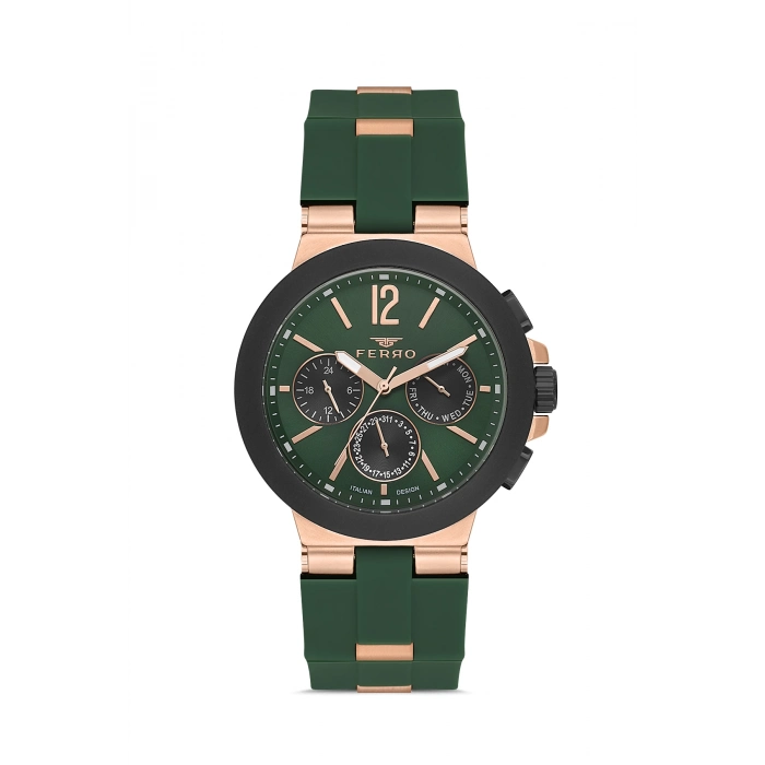 FM11539DWT Silikon Kordonlu Erkek Kol Saati