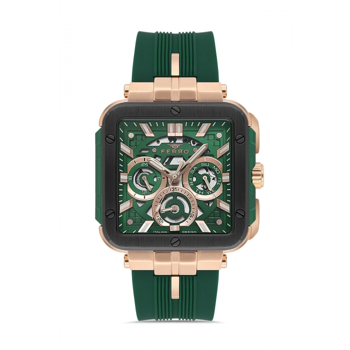 FM11572DWT Silikon Kordonlu Erkek Kol Saati