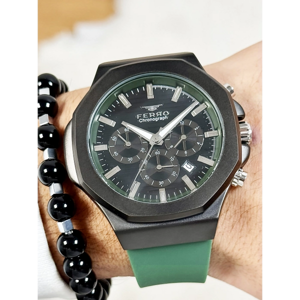 FM31348D Silikon Kordonlu Erkek Kol Saati