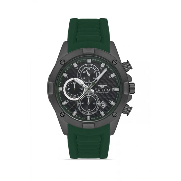 FM31361D Silikon Kordonlu Erkek Kol Saati