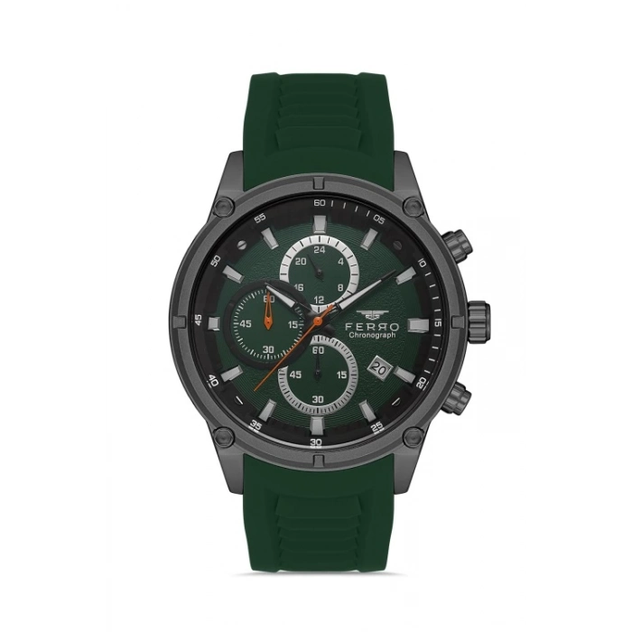 FM31363D Silikon Kordonlu Erkek Kol Saati