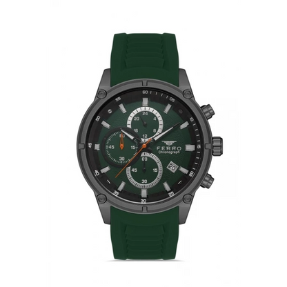 FM31363D Silikon Kordonlu Erkek Kol Saati