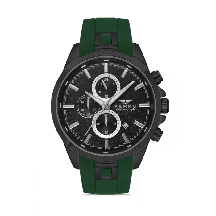 FM31380D Silikon Kordonlu Erkek Kol Saati