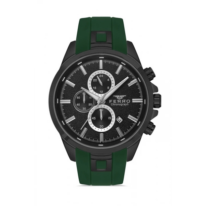 FM31380D Silikon Kordonlu Erkek Kol Saati