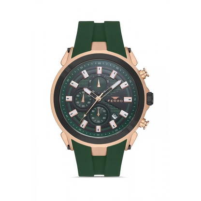 FM31402D Silikon Kordonlu Erkek Kol Saati