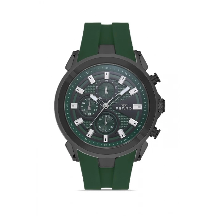 FM31402D Silikon Kordonlu Erkek Kol Saati