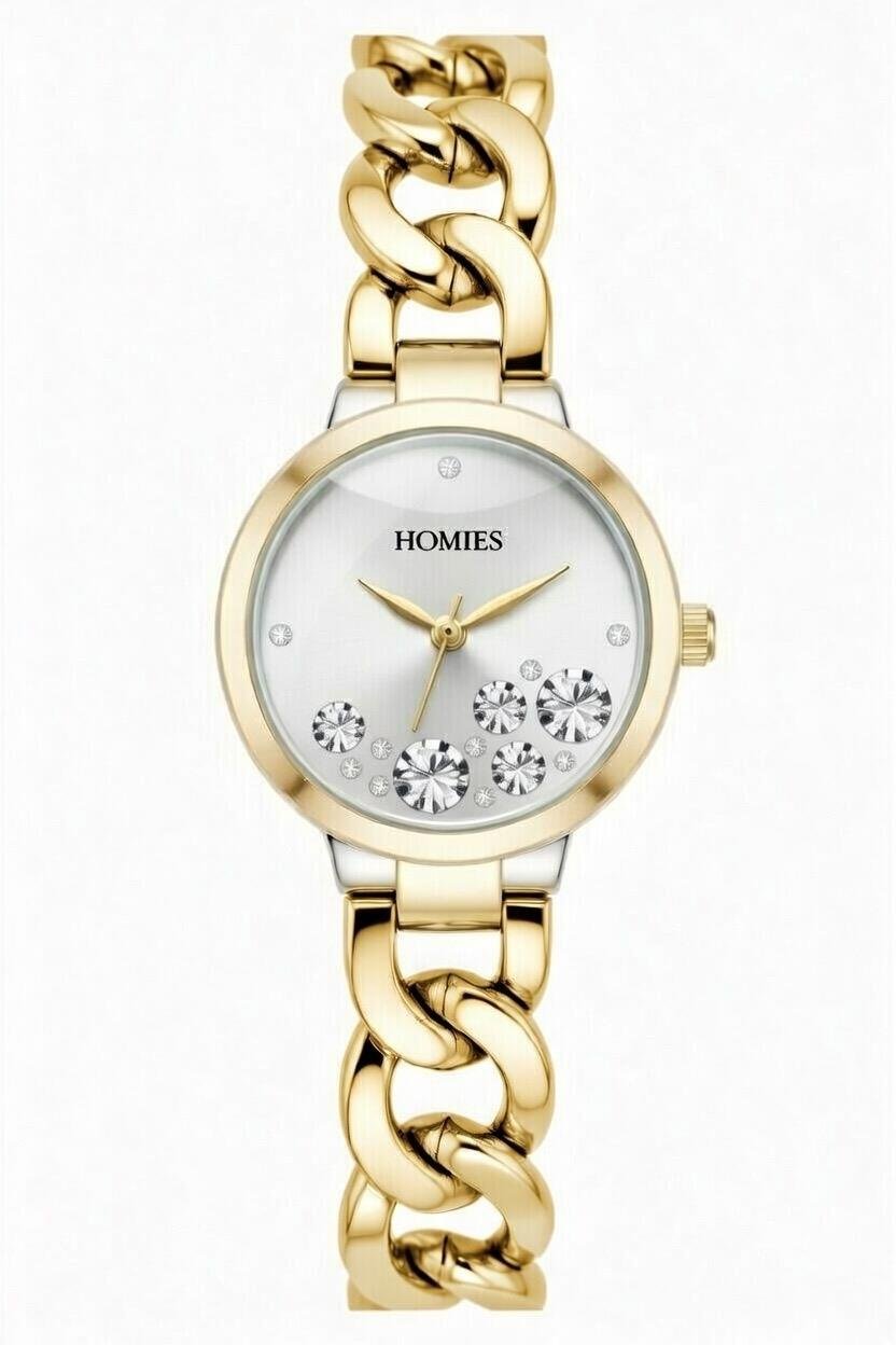 HM23792S01 Çelik Kordonlu Kadın Kol Saati ALTIN - GÜMÜŞ