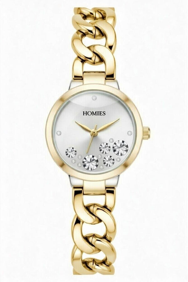 HM23792S01 Çelik Kordonlu Kadın Kol Saati ALTIN - GÜMÜŞ