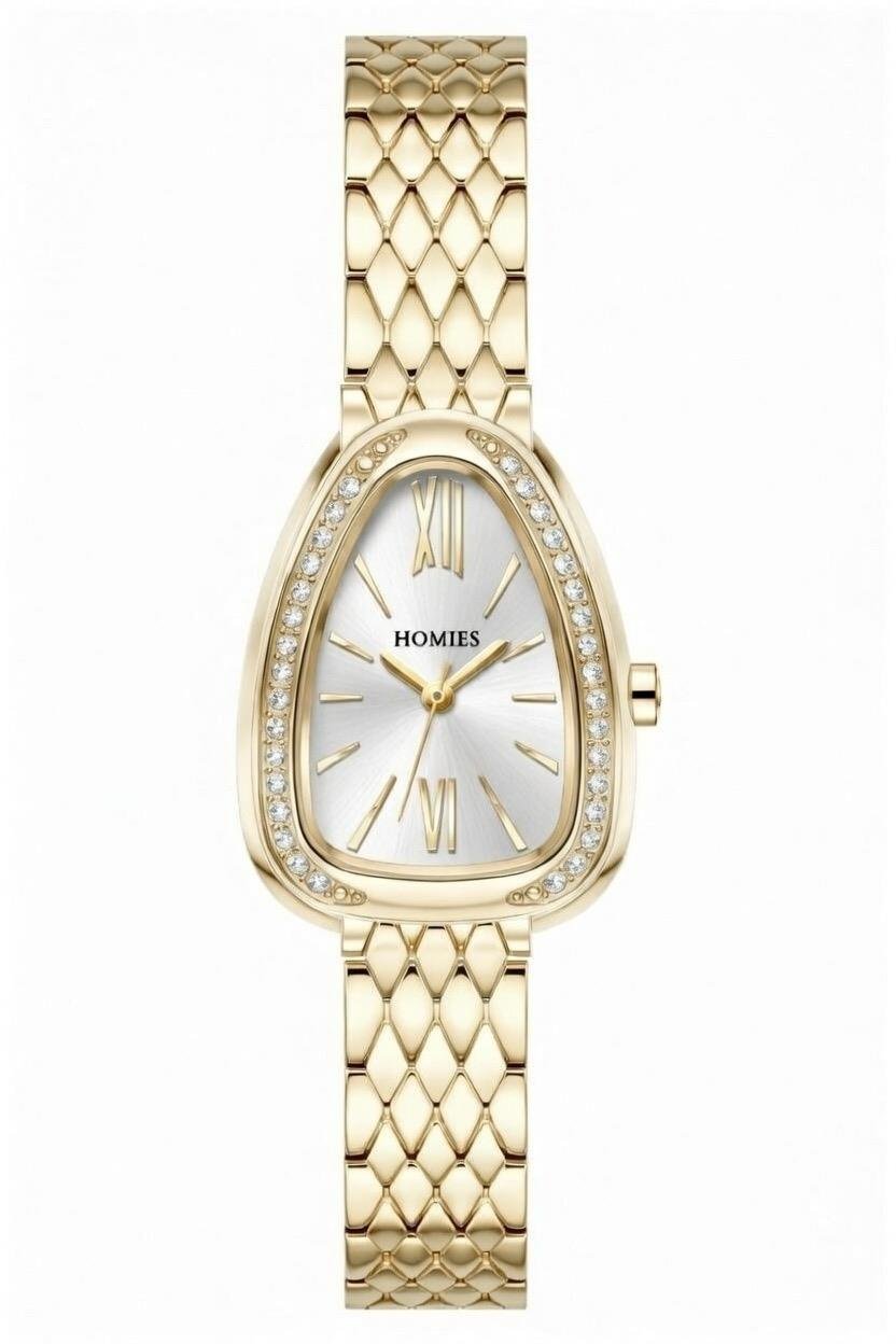 HM23899S01 Çelik Kordonlu Kadın Kol Saati ALTIN