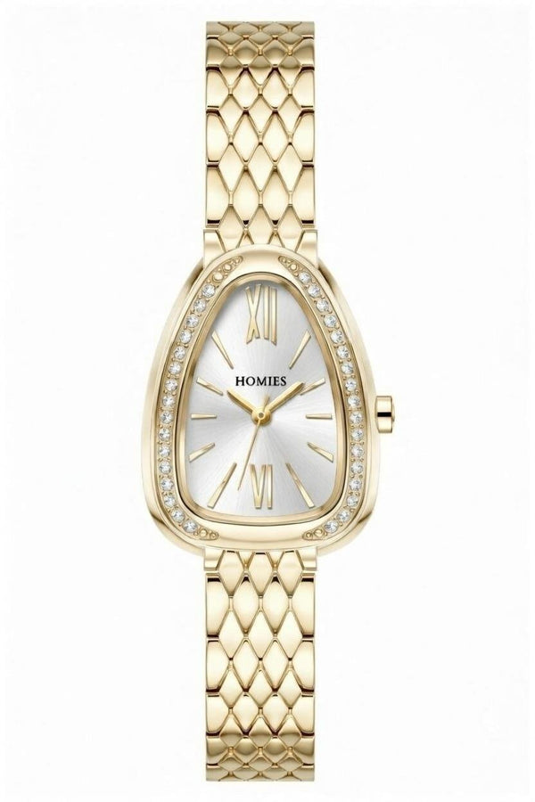 HM23899S01 Çelik Kordonlu Kadın Kol Saati ALTIN