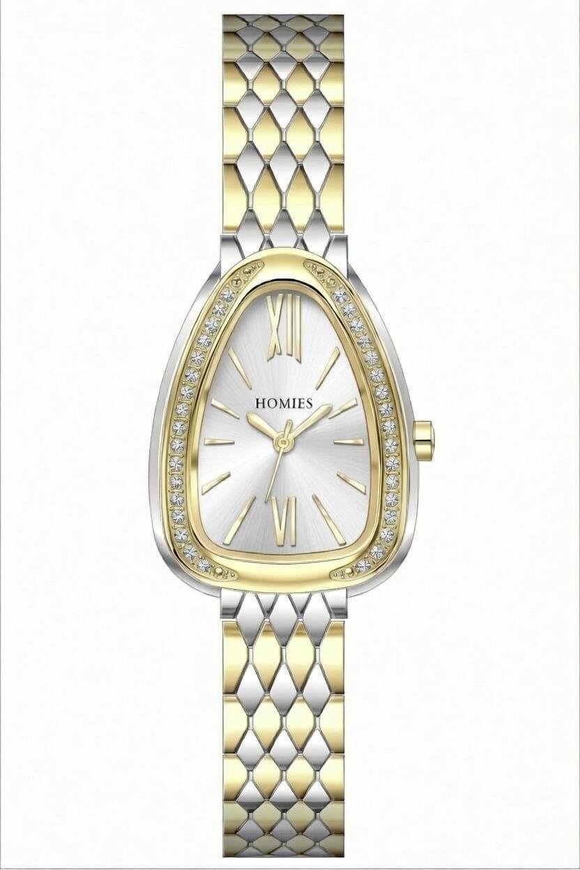 HM23899S01 Çelik Kordonlu Kadın Kol Saati ALTIN - GÜMÜŞ