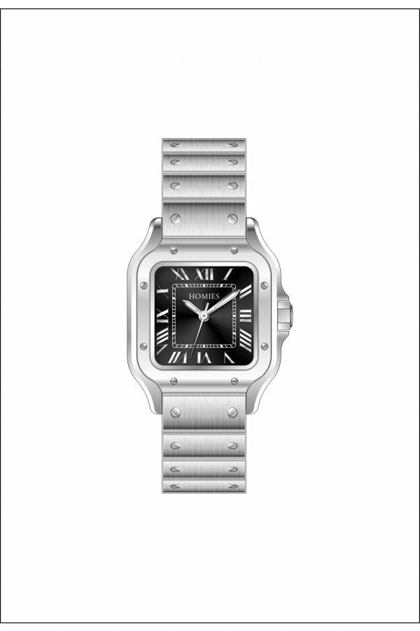 HM24311S01 Çelik Kordonlu Kadın Kol Saati GÜMÜŞ