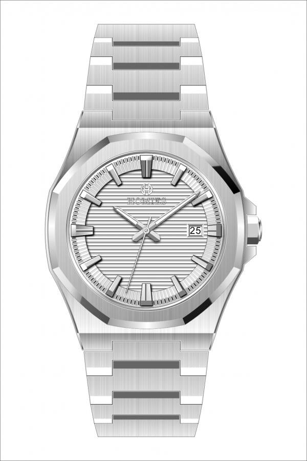 HM24672S01 Çelik Kordonlu Erkek Kol Saati GÜMÜŞ