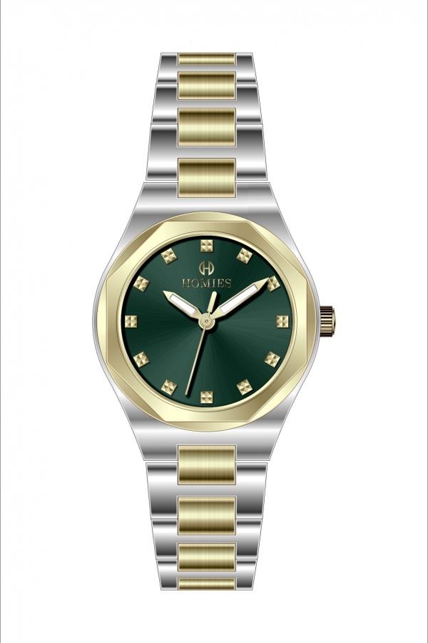 HM25187S01 Çelik Kordonlu Kadın Kol Saati ALTIN - GÜMÜŞ