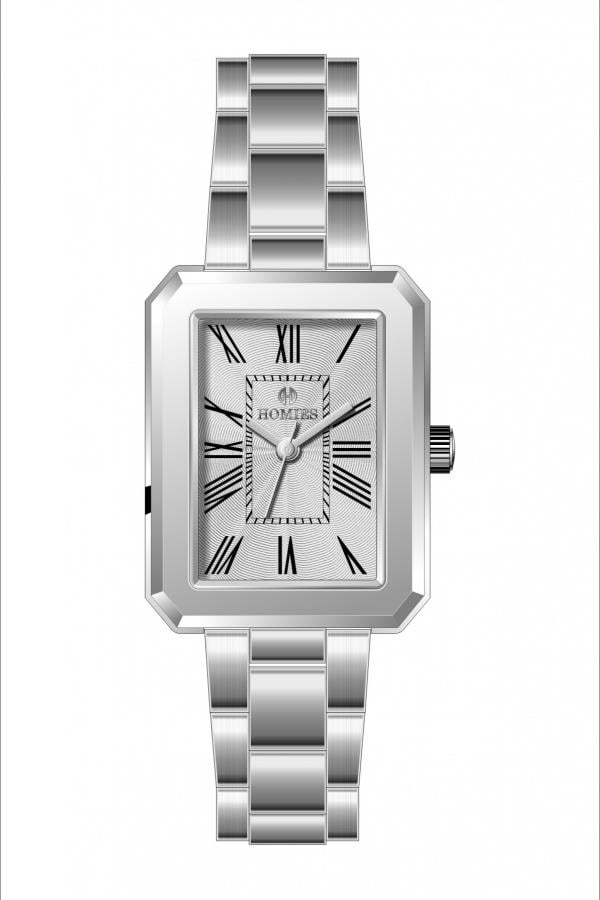 HM25196S01 Çelik Kordonlu Kadın Kol Saati GÜMÜŞ