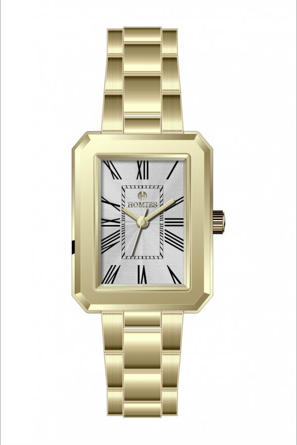 HM25196S01 Çelik Kordonlu Kadın Kol Saati ALTIN