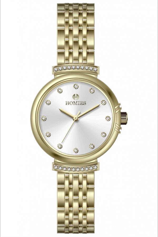 HM25247S01 Çelik Kordonlu Kadın Kol Saati ALTIN