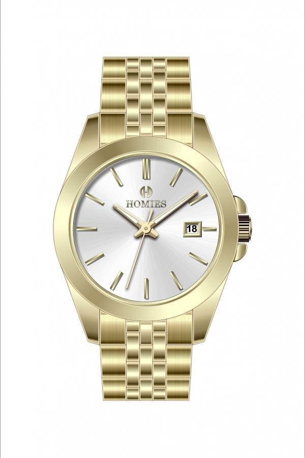 HM25248S01 Çelik Kordonlu Kadın Kol Saati ALTIN