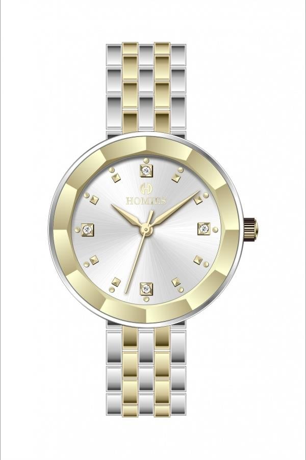 HM25505S01 Çelik Kordonlu Kadın Kol Saati ALTIN - GÜMÜŞ