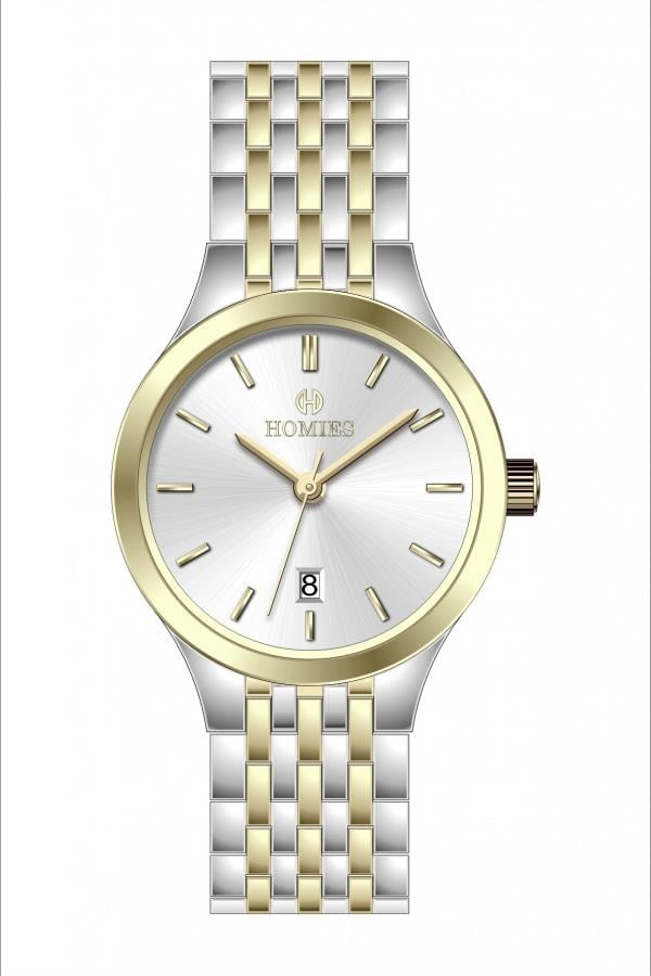 HM25506S01 Çelik Kordonlu Kadın Kol Saati ALTIN - GÜMÜŞ