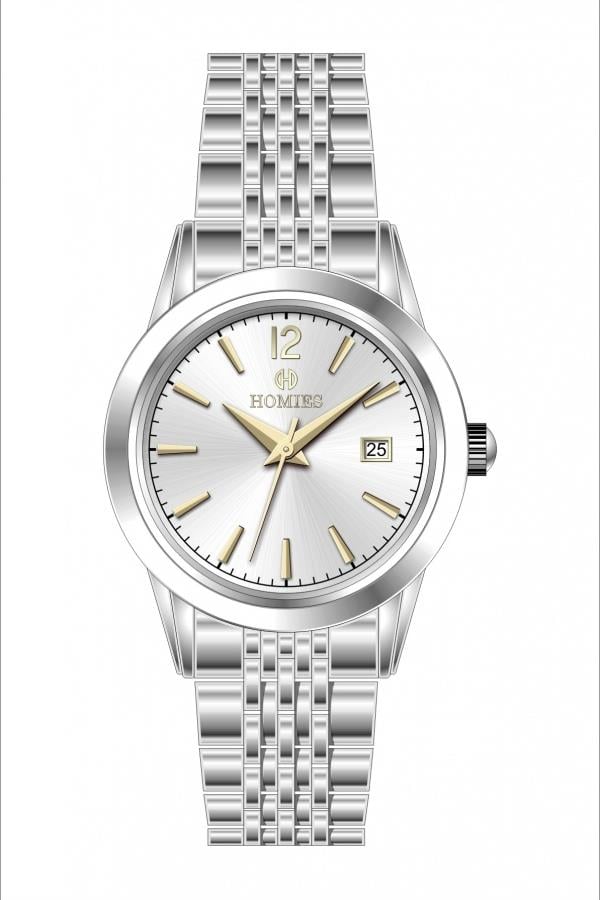 HM25508S01 Çelik Kordonlu Kadın Kol Saati GÜMÜŞ -2