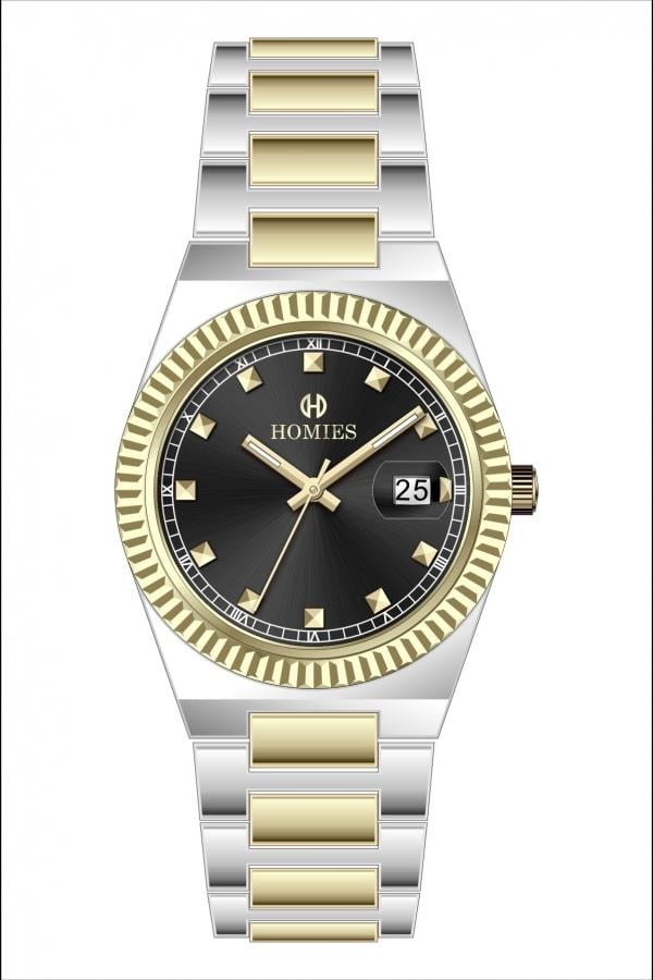 HM25526S01 Çelik Kordonlu Kadın Kol Saati ALTIN - GÜMÜŞ