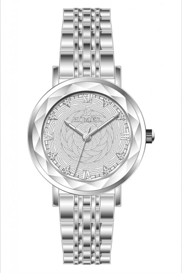 HM25527S01 Çelik Kordonlu Kadın Kol Saati GÜMÜŞ