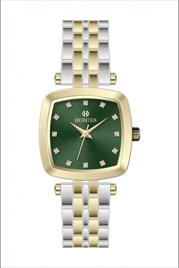 HM25690S01 Çelik Kordonlu Kadın Kol Saati ALTIN - GÜMÜŞ - 2