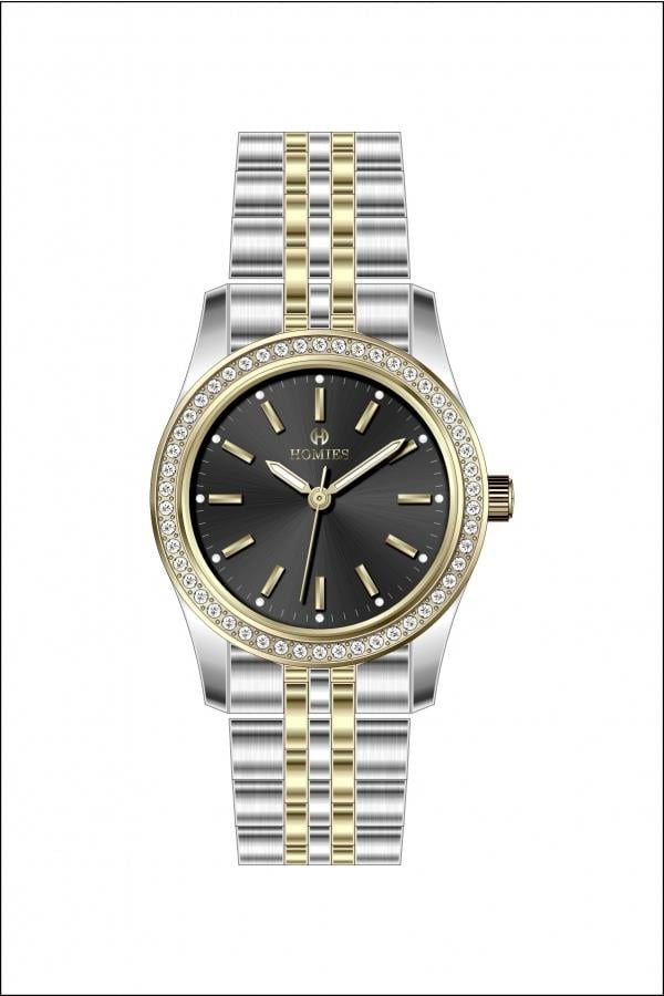 HM26094S01 Çelik Kordonlu Kadın Kol Saati ALTIN - GÜMÜŞ