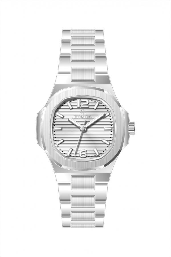 HM26096S01 Çelik Kordonlu Kadın Kol Saati GÜMÜŞ