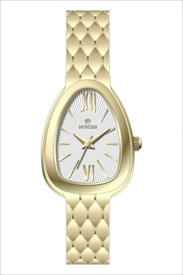 HM26295S01 Çelik Kordonlu Kadın Kol Saati ALTIN