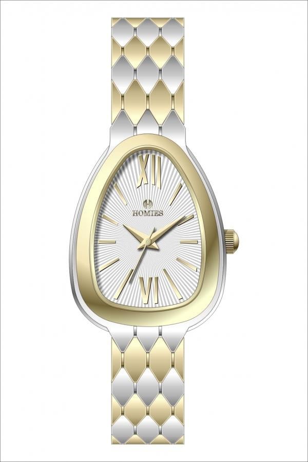 HM26295S01 Çelik Kordonlu Kadın Kol Saati ALTIN - GÜMÜŞ