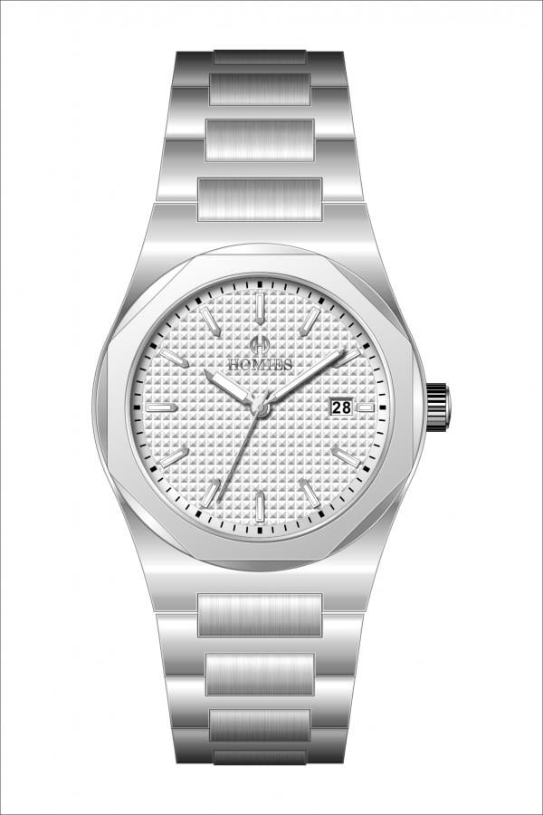 HM26298S01 Çelik Kordonlu Erkek Kol Saati GÜMÜŞ