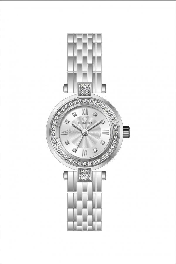 HM26530S01 Çelik Kordonlu Kadın Kol Saati GÜMÜŞ