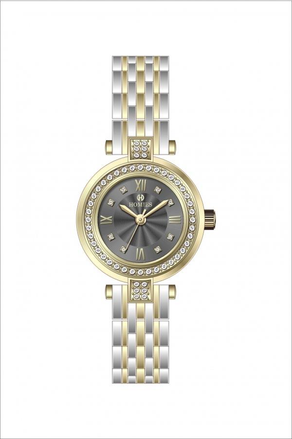 HM26530S01 Çelik Kordonlu Kadın Kol Saati ALTIN - GÜMÜŞ - 2