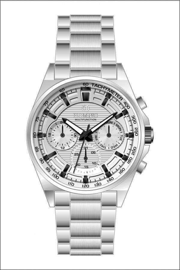 HM26531S01 Çelik Kordonlu Erkek Kol Saati GÜMÜŞ - 2