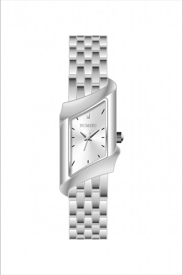 HM26775S01 Çelik Kordonlu Kadın Kol Saati GÜMÜŞ