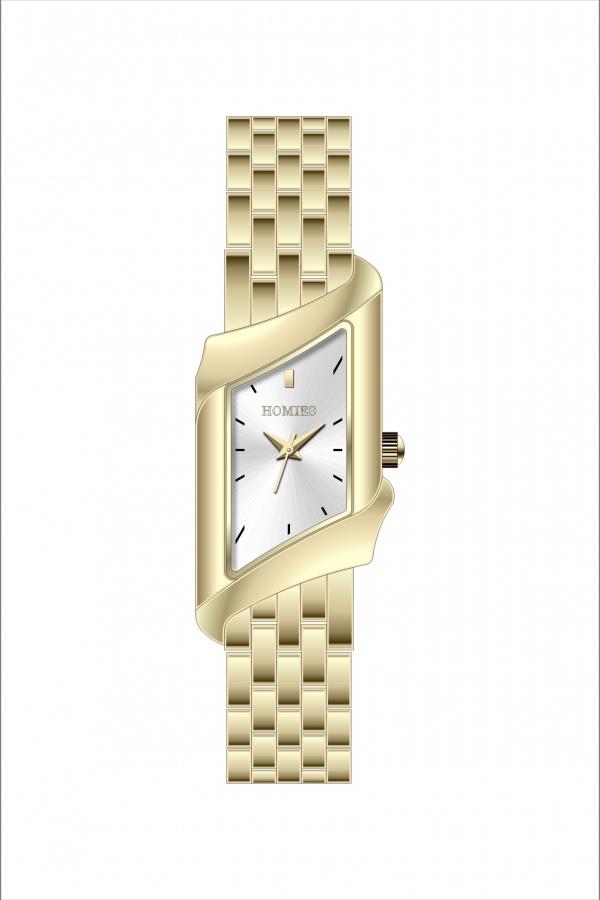 HM26775S01 Çelik Kordonlu Kadın Kol Saati ALTIN