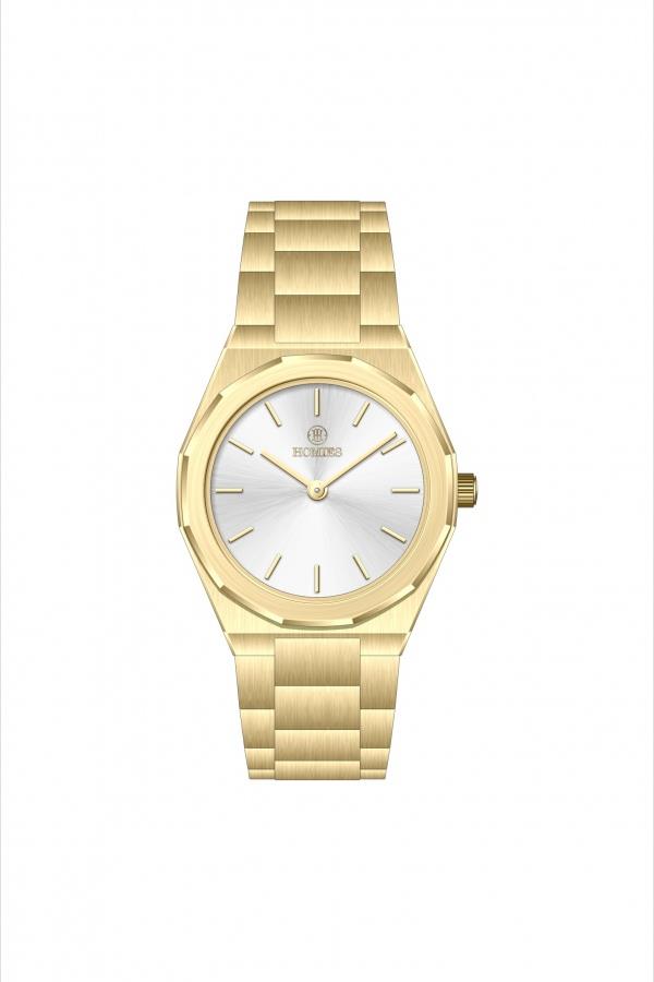 HM27082A01 Çelik Kordonlu Kadın Kol Saati ALTIN