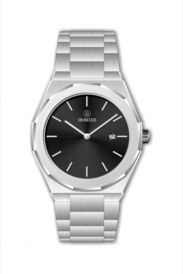 HM27083A01 Çelik Kordonlu Erkek Kol Saati GÜMÜŞ