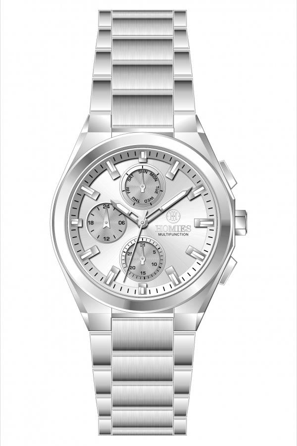 HM27131S01 Çelik Kordonlu Erkek Kol Saati GÜMÜŞ