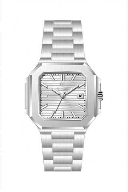 HM27137S01 Çelik Kordonlu Erkek Kol Saati GÜMÜŞ