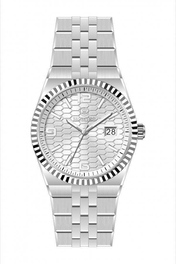 HM27287S01 Çelik Kordonlu Erkek Kol Saati GÜMÜŞ