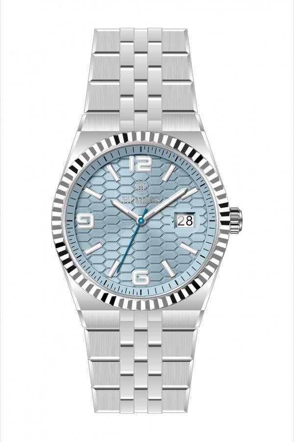 HM27287S01 Çelik Kordonlu Erkek Kol Saati GÜMÜŞ - TURKUAZ