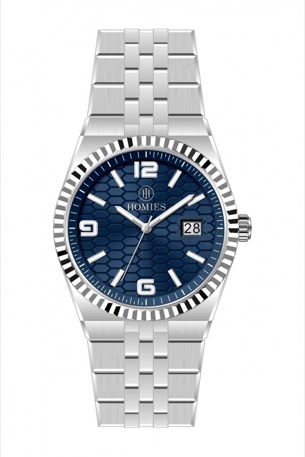 HM27287S01 Çelik Kordonlu Erkek Kol Saati GÜMÜŞ - LACİVET