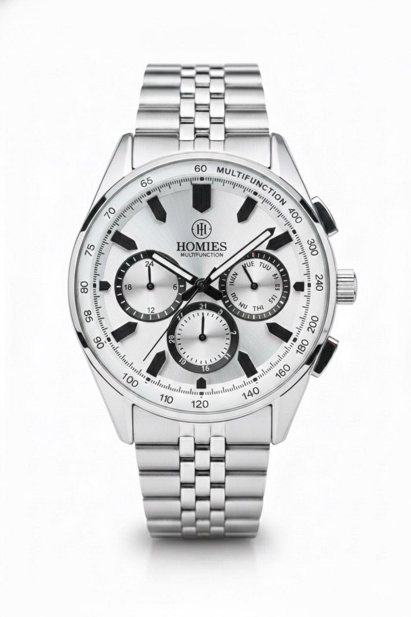 HM27290S01 Çelik Kordonlu Erkek Kol Saati GÜMÜŞ - 2