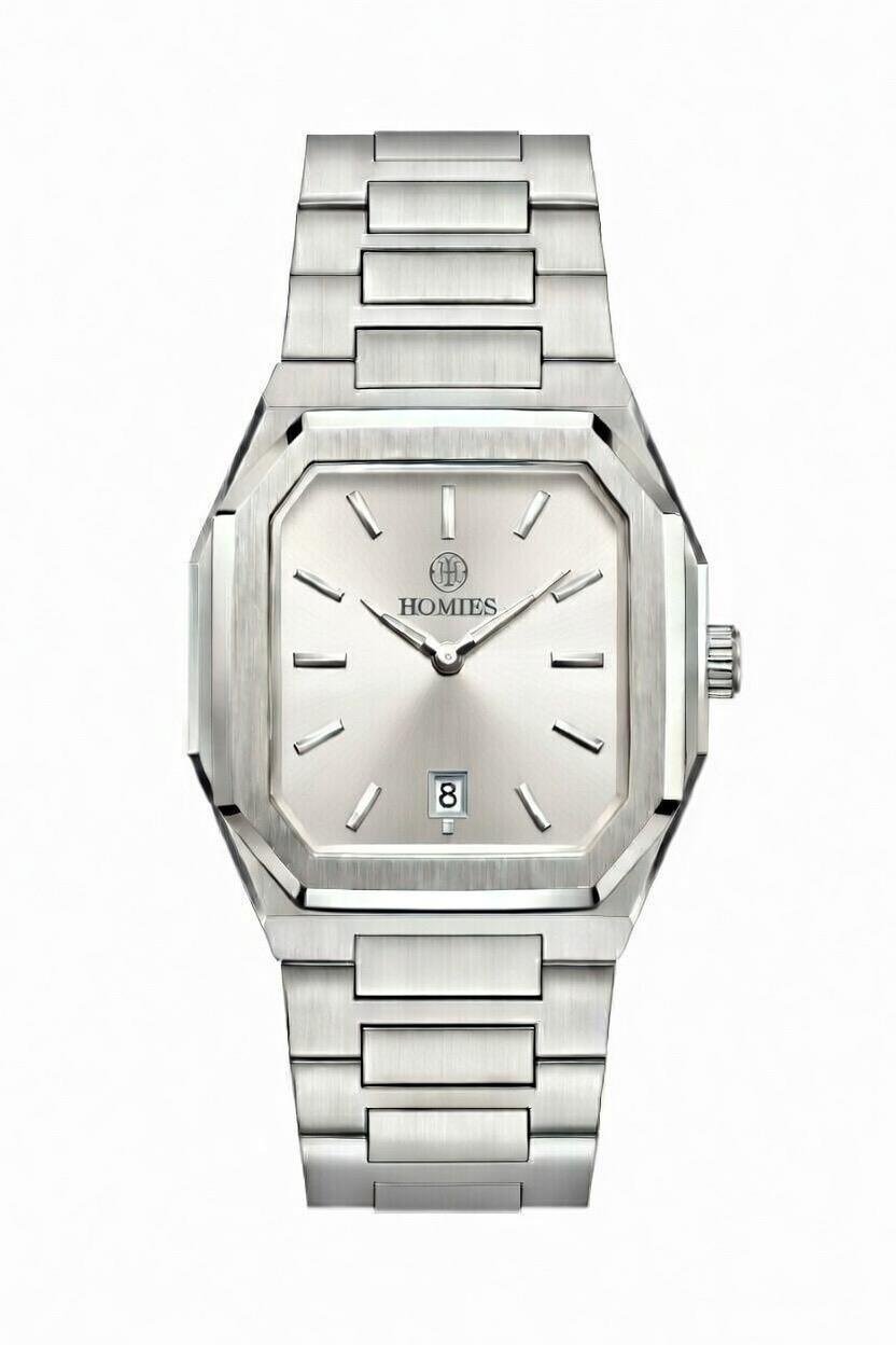 HM27291S01 Çelik Kordonlu Erkek Kol Saati GÜMÜŞ